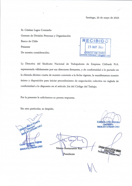 Solicitud para inicio NCA_